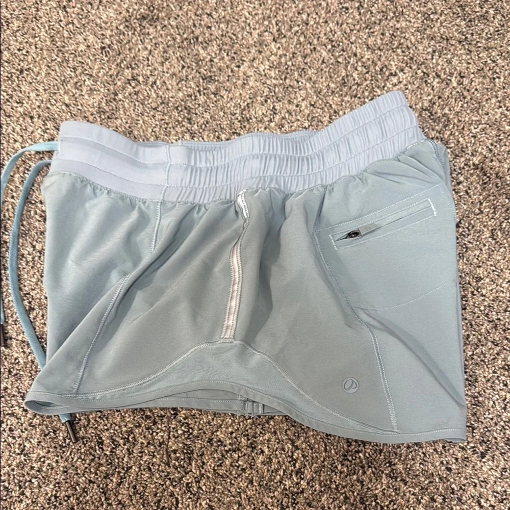 Women's Light Blue Shorts - Picture 3 of 3